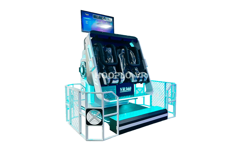 Right-side view of the Two Players VR 360 Simulator, providing a detailed look at its design and features.