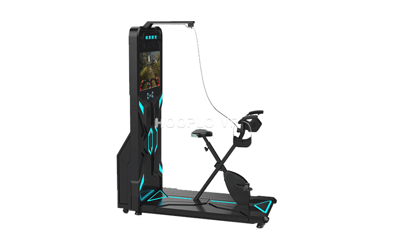 Right side view of VR Cycling Simulator immersive cycling equipment