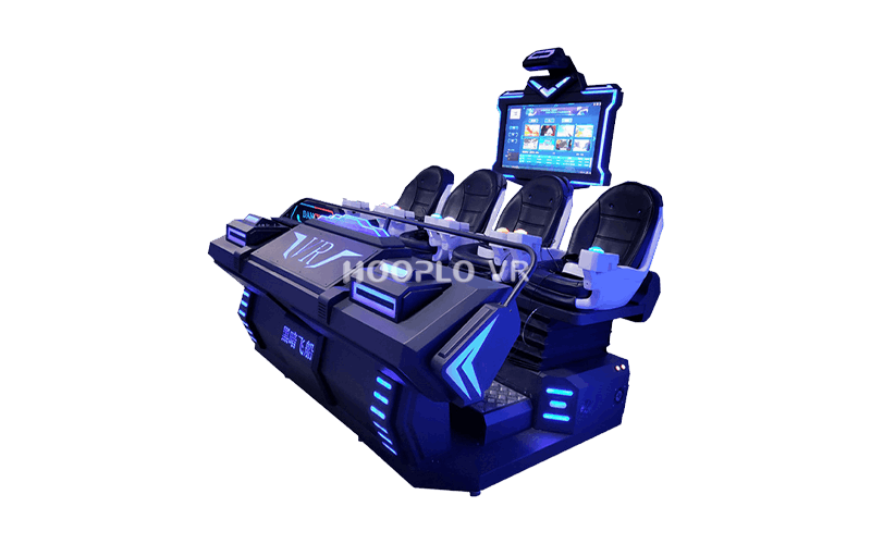 VR Four Seat Cinema A featuring immersive visuals and four-seat interactive VR cinema experience.
