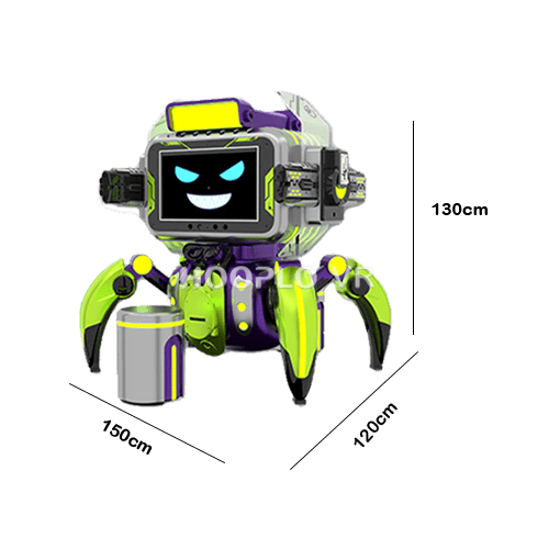 Size details of a VR equipment called VR Little Warrior