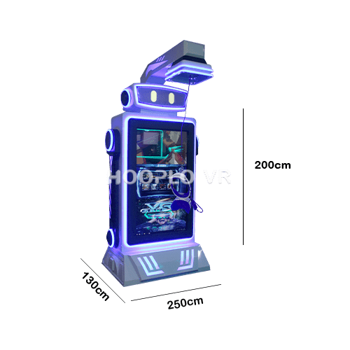 Dimensions and space requirements of VR Metaverse Sharing B commercial VR equipment