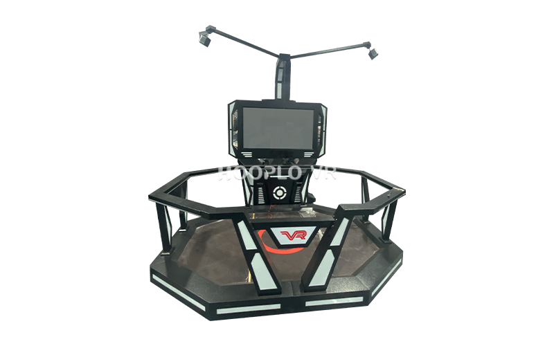 Front view of VR Walking Platform showing the structure and immersive walk simulation design when not in operation