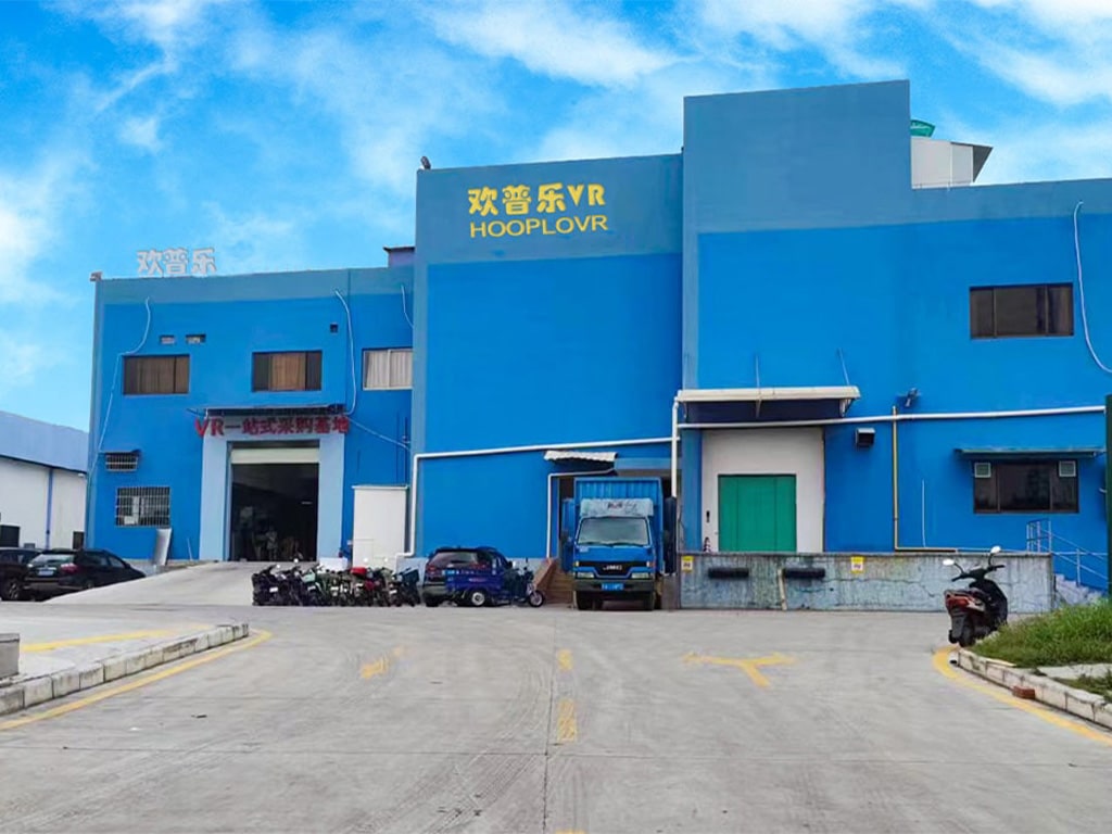A view of Hooplo’s VR equipment manufacturing factory in Guangdong, China