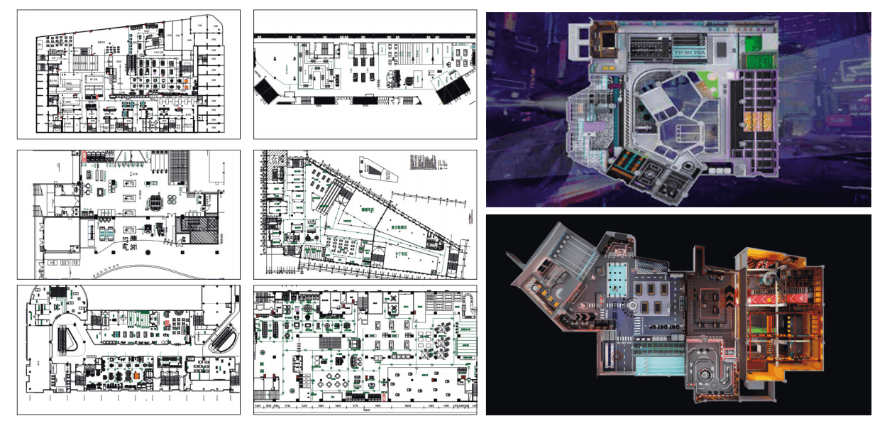 Custom arcade game center floor plan & layout design projects for commercial entertainment venues